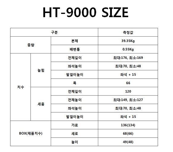 이동형 전신 유압식 샤워베드 HT-9000