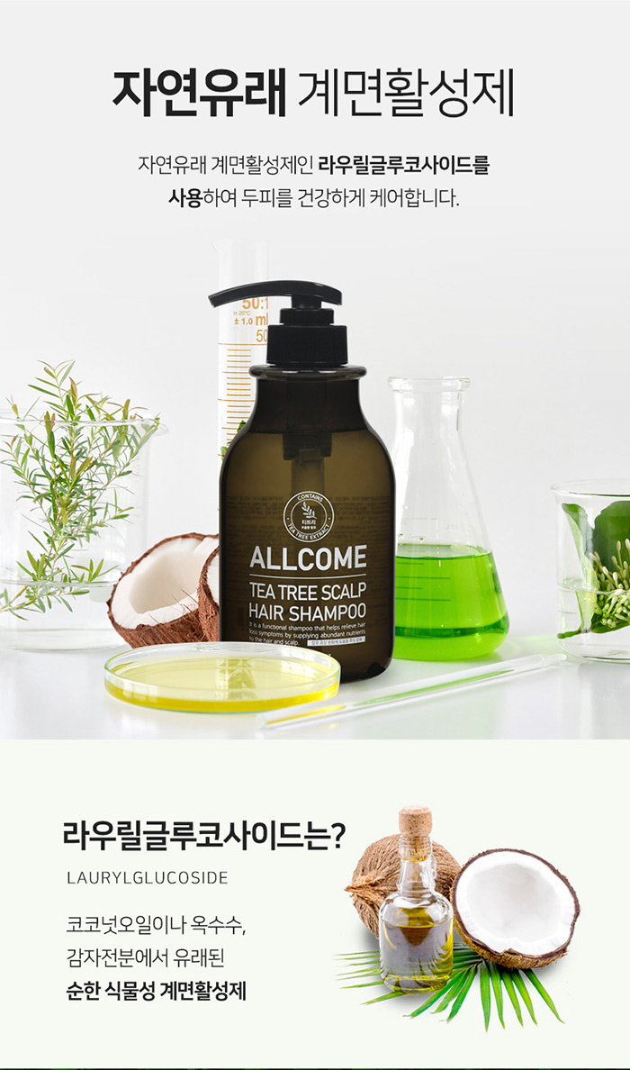 올콤 탈모샴푸 티트리 스캘프